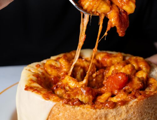 «Volcán de Ñoquis»: Cocina de Bodegón