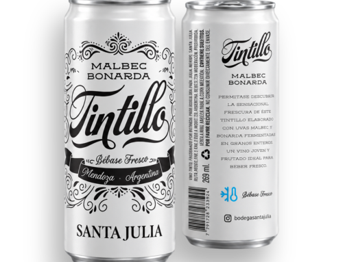 «Santa Julia» Tintillo en Lata con Modella de Oro